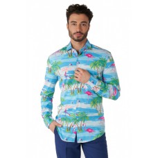 OppoSuits: Blouse LS Flaminguy